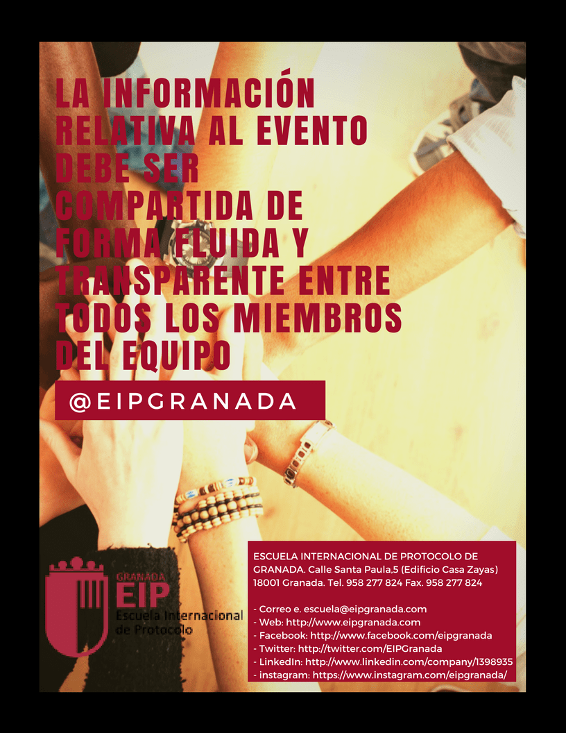 el equipo organizador del evento